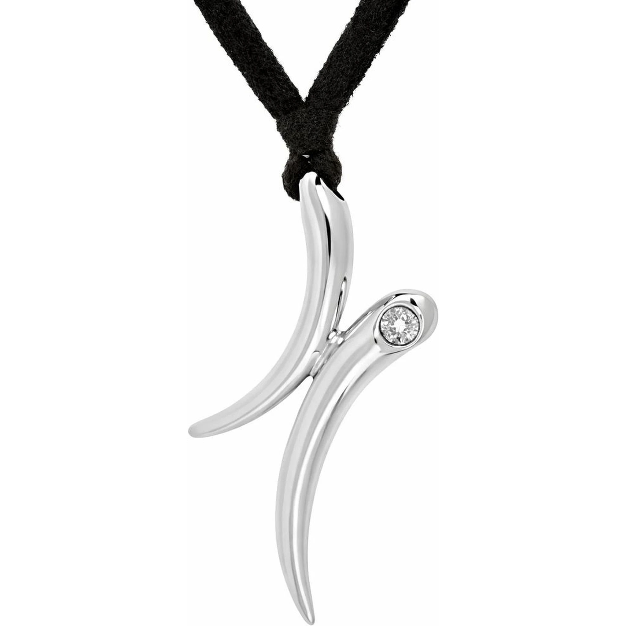 Gray Stainless Steel Necklace