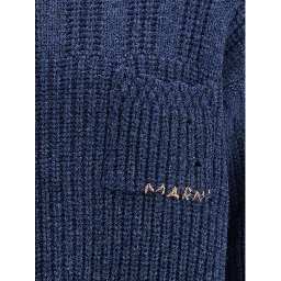 Blue Wool Sweatshirt