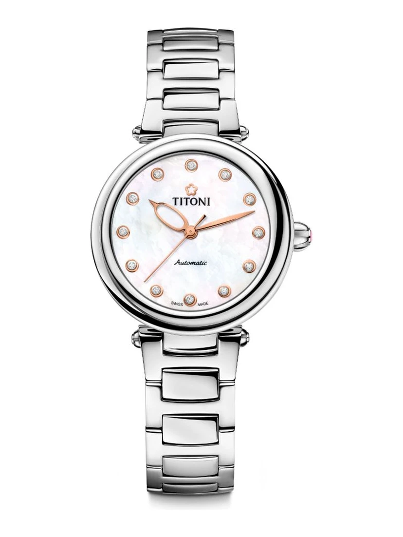 Gray Stainless Steel Dress Watch