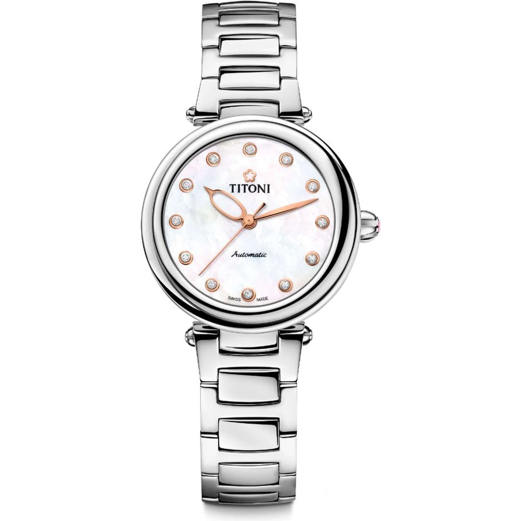 ساعة يد رسمية من الفولاذ المقاوم للصدأ الرمادي