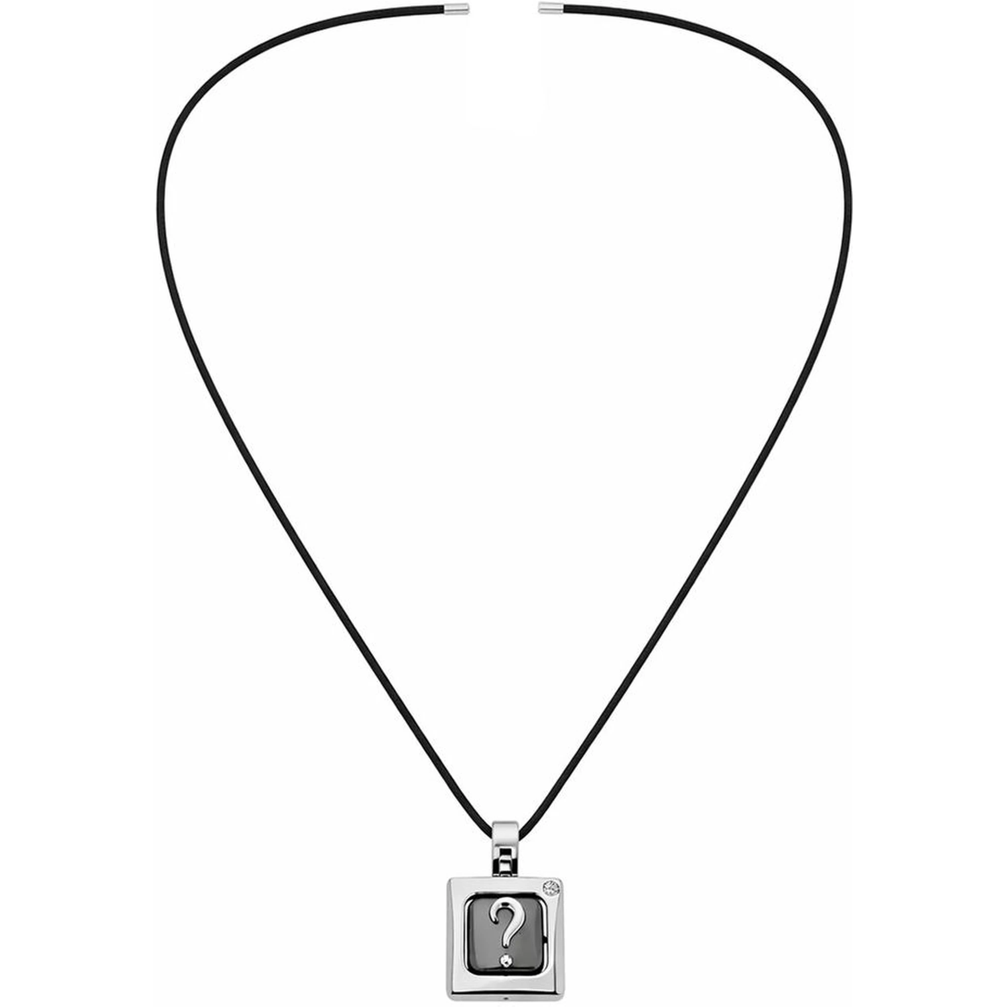 Gray Stainless Steel Necklace
