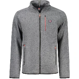 Grigio Polyester Men Sweatshirt