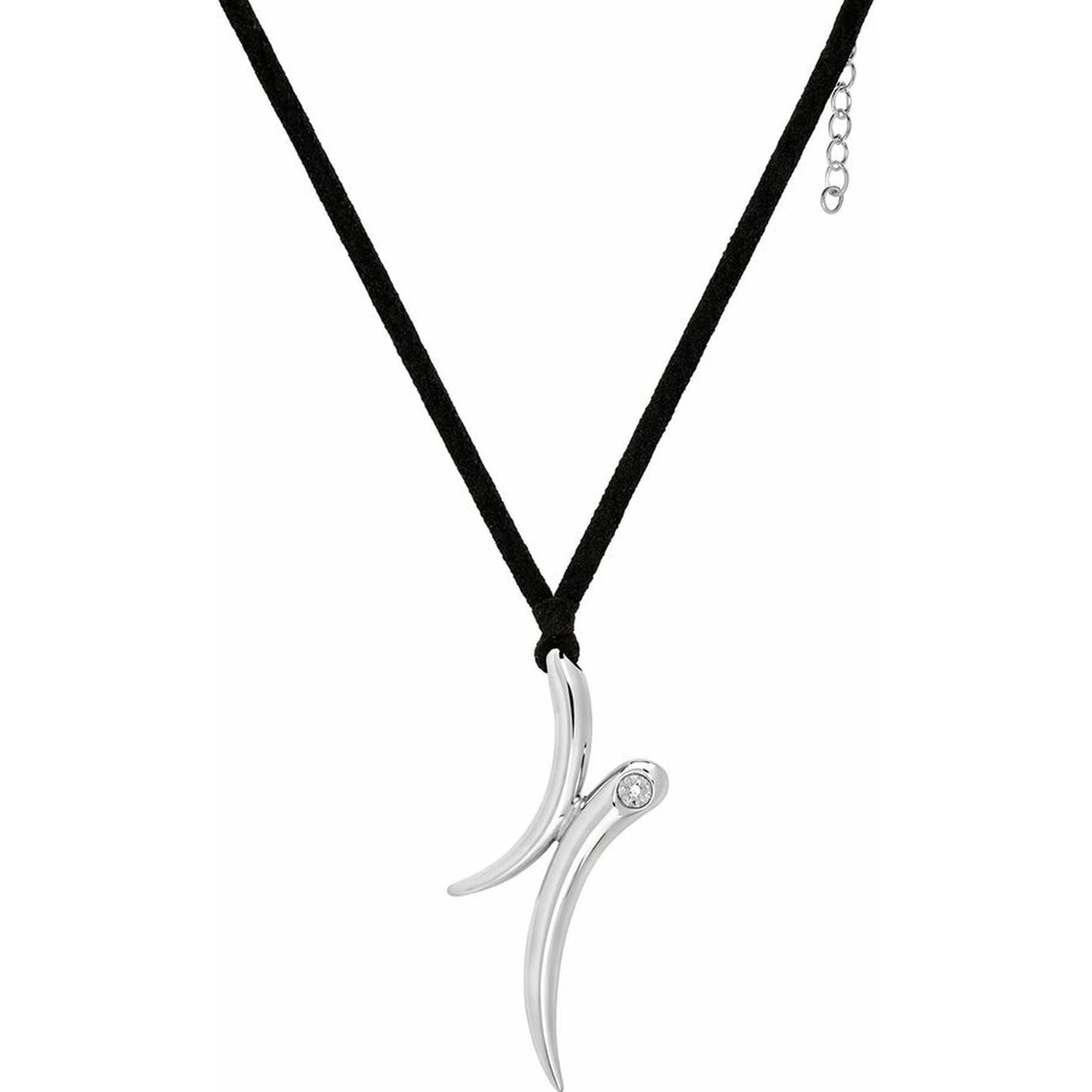 Gray Stainless Steel Necklace