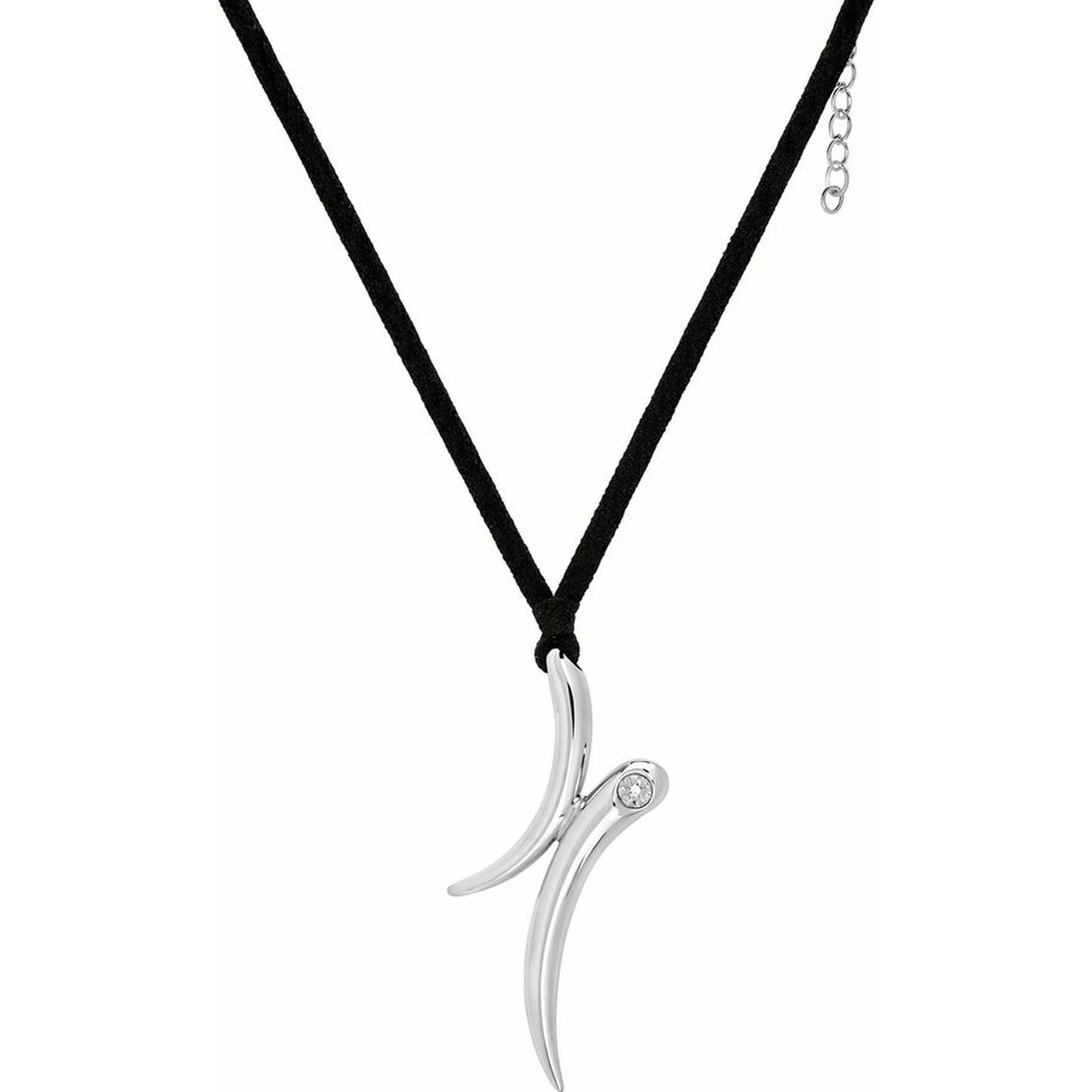 Gray Stainless Steel Necklace