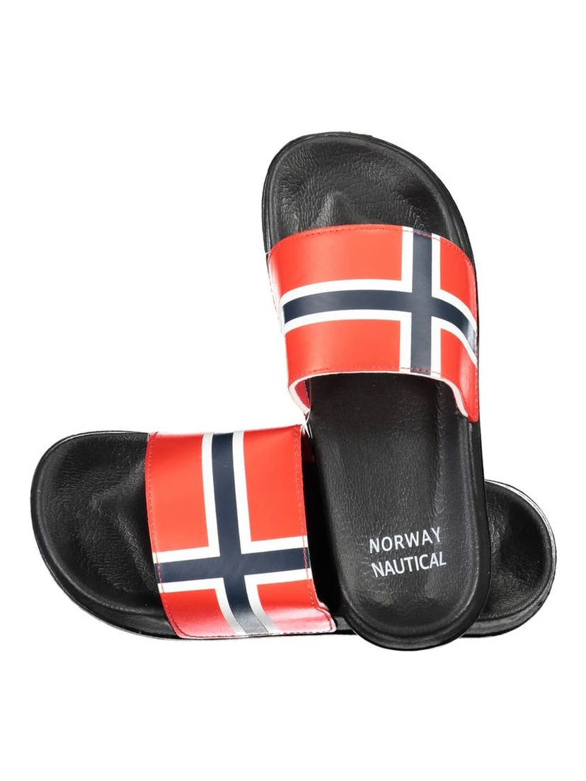 Black Plastic Men's Slipper