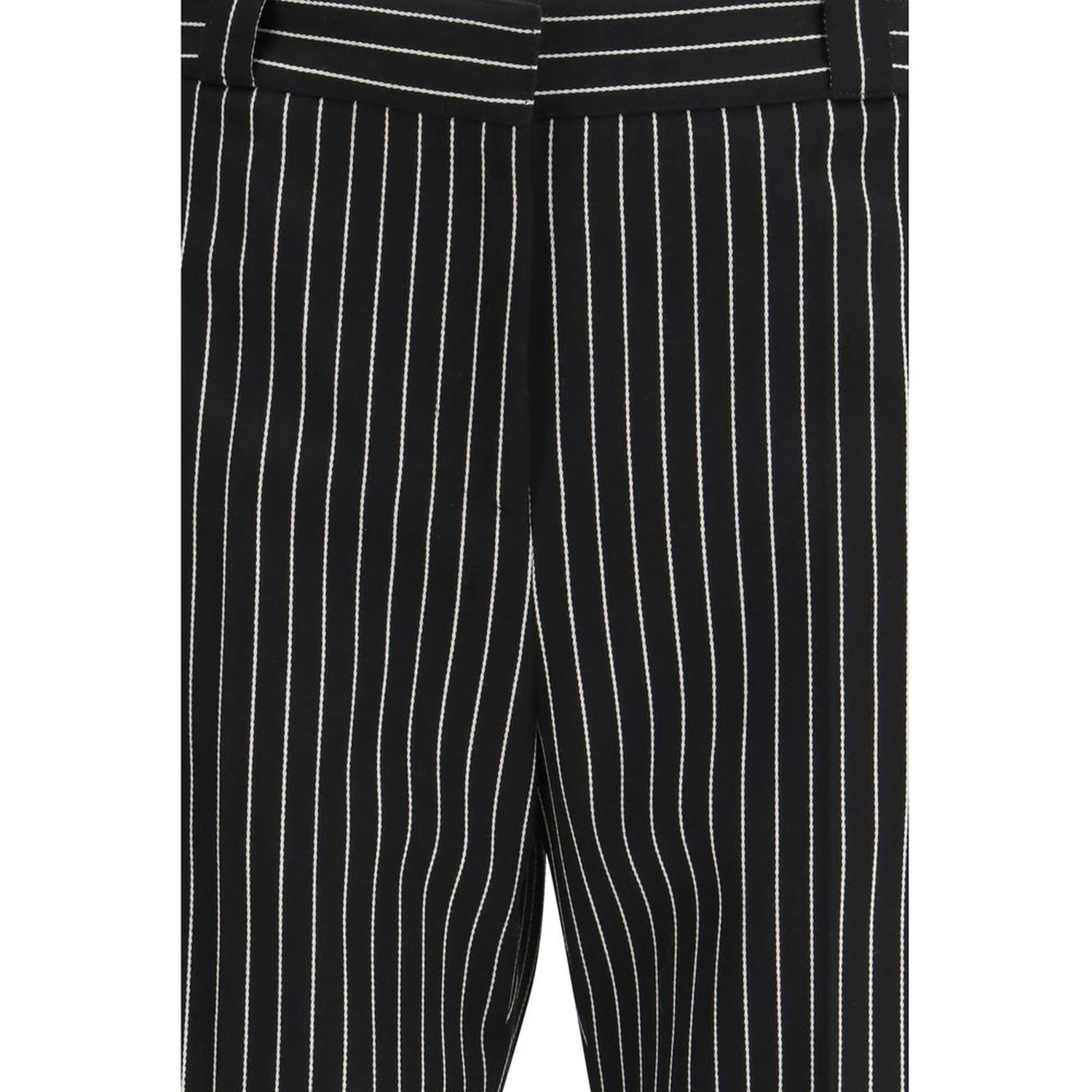 Black Fleece Wool Chino Pants
