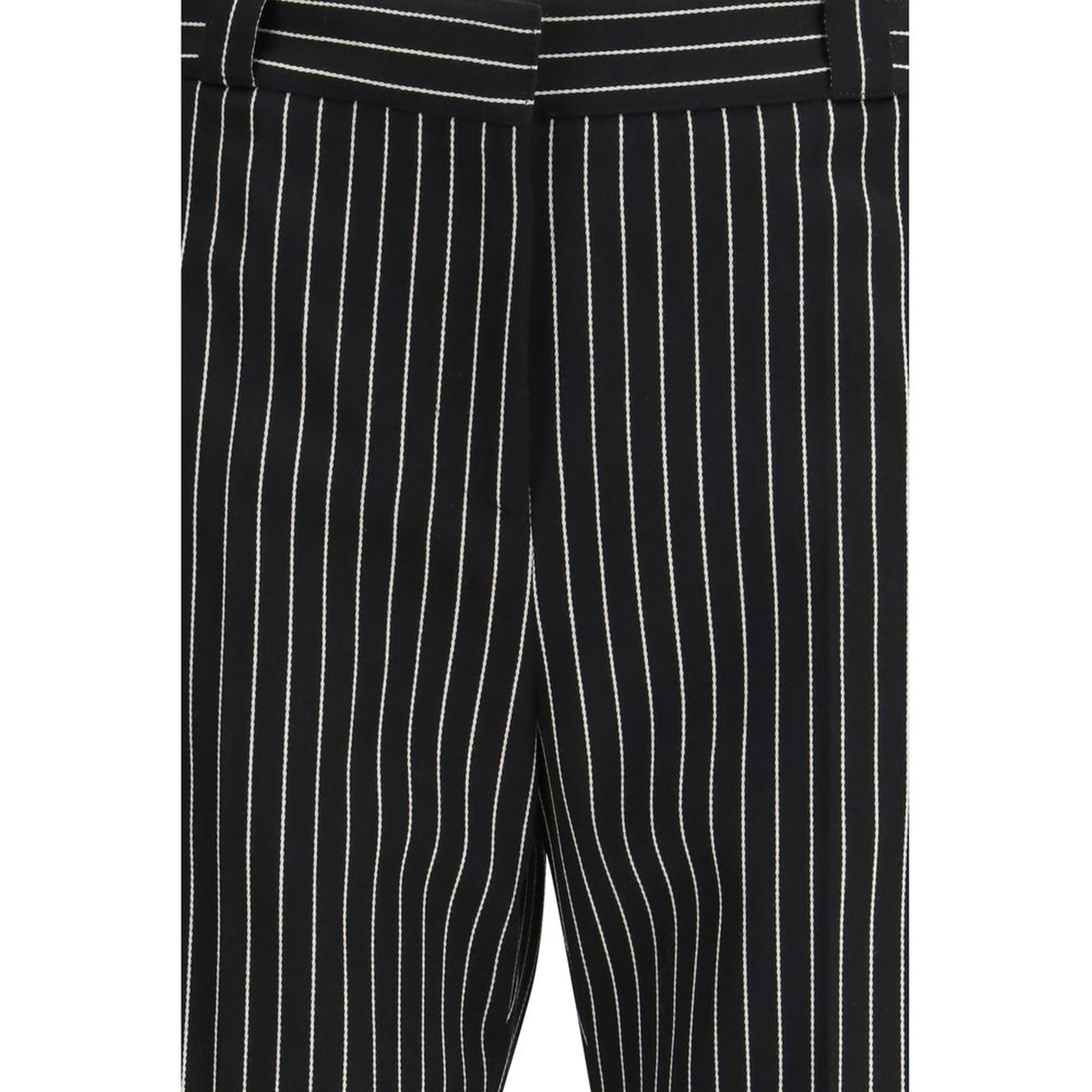 Black Fleece Wool Chino Pants