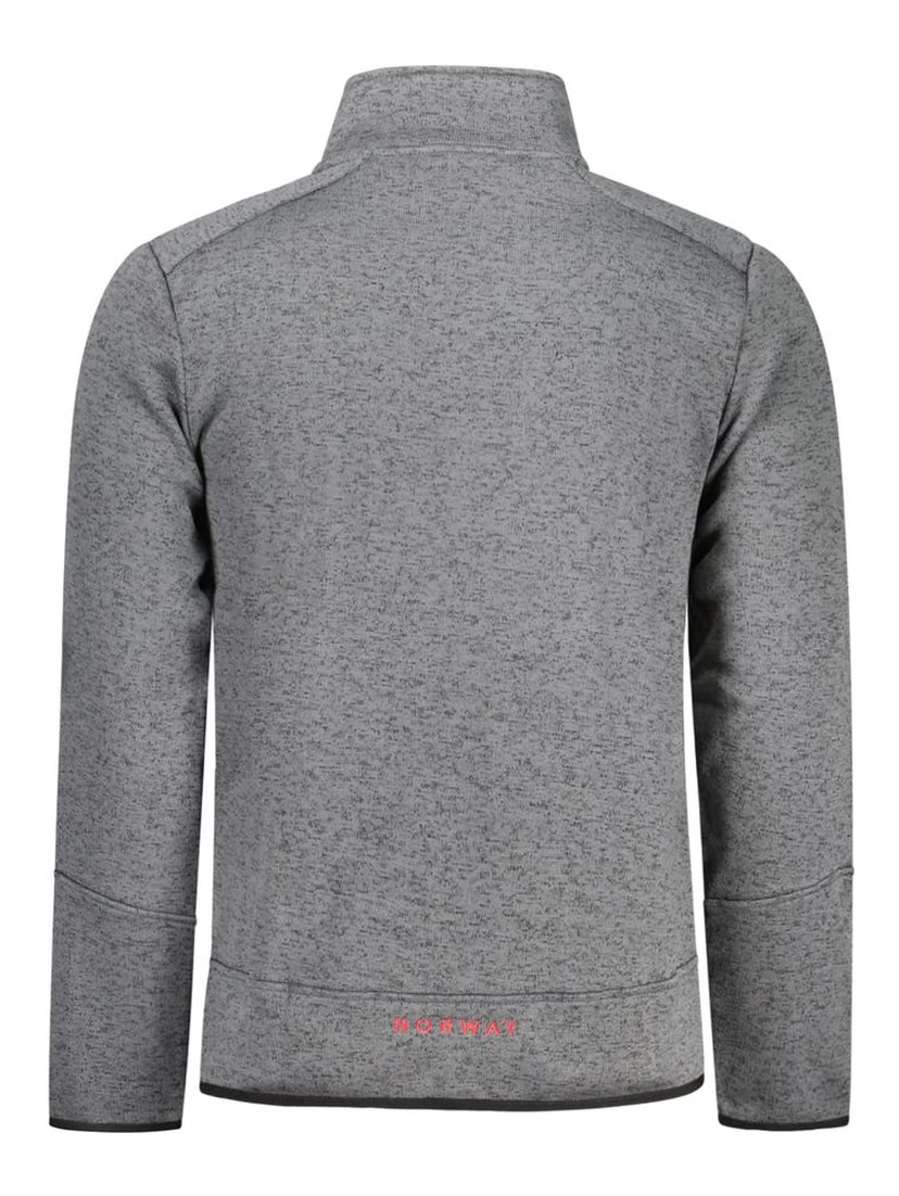 Grigio Polyester Men Sweatshirt