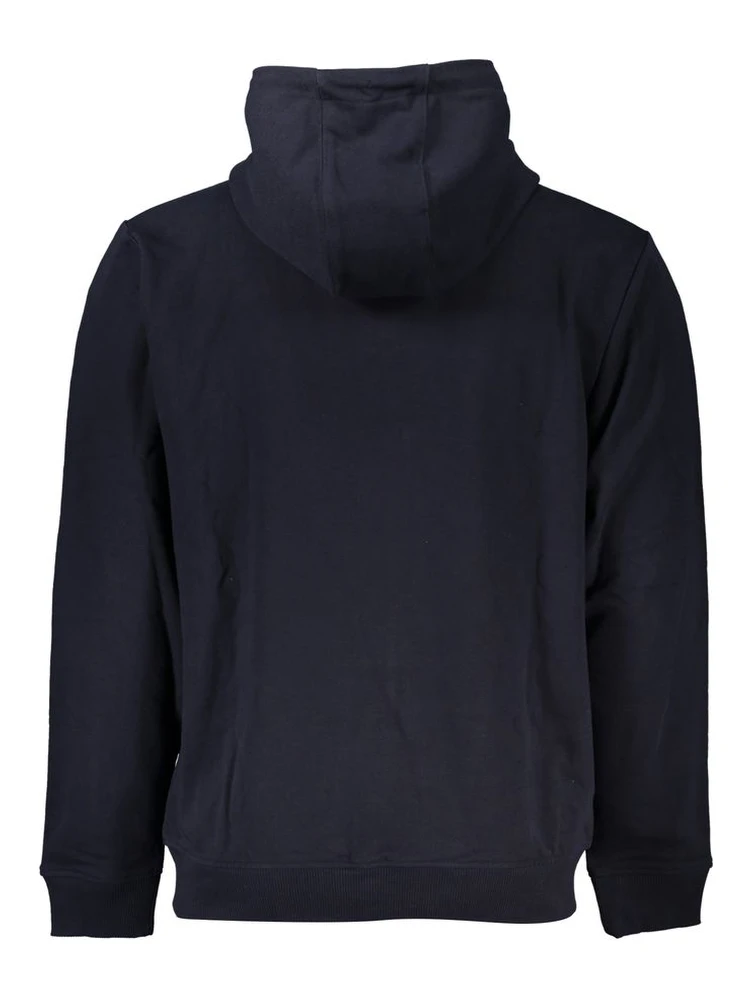 Blue Cotton Men's Hooded Sweatshirt alternative