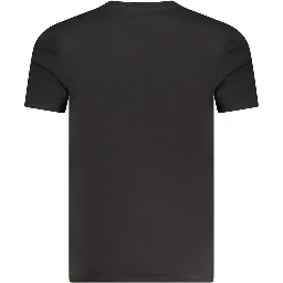 Black Cotton Men's T-Shirt