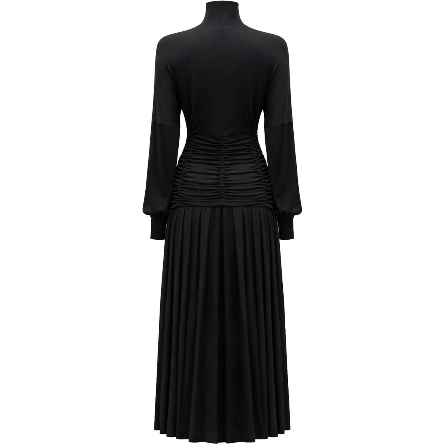 LONG DRESS WITH HIGH NECK