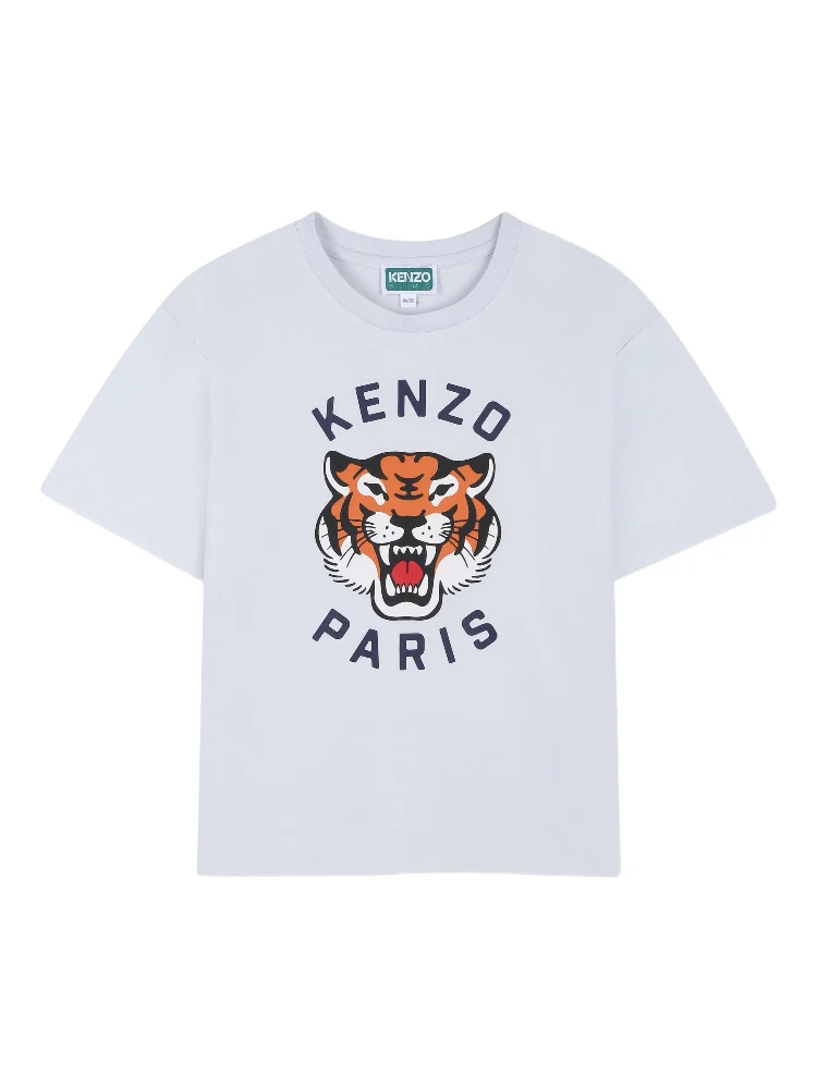 Kenzo Kids T-shirts and Polos Clear Blue
