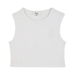 بلوزة كلوي البيضاء