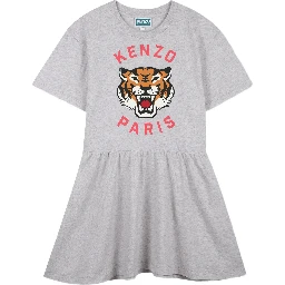 Kenzo Kids Dresses Grey