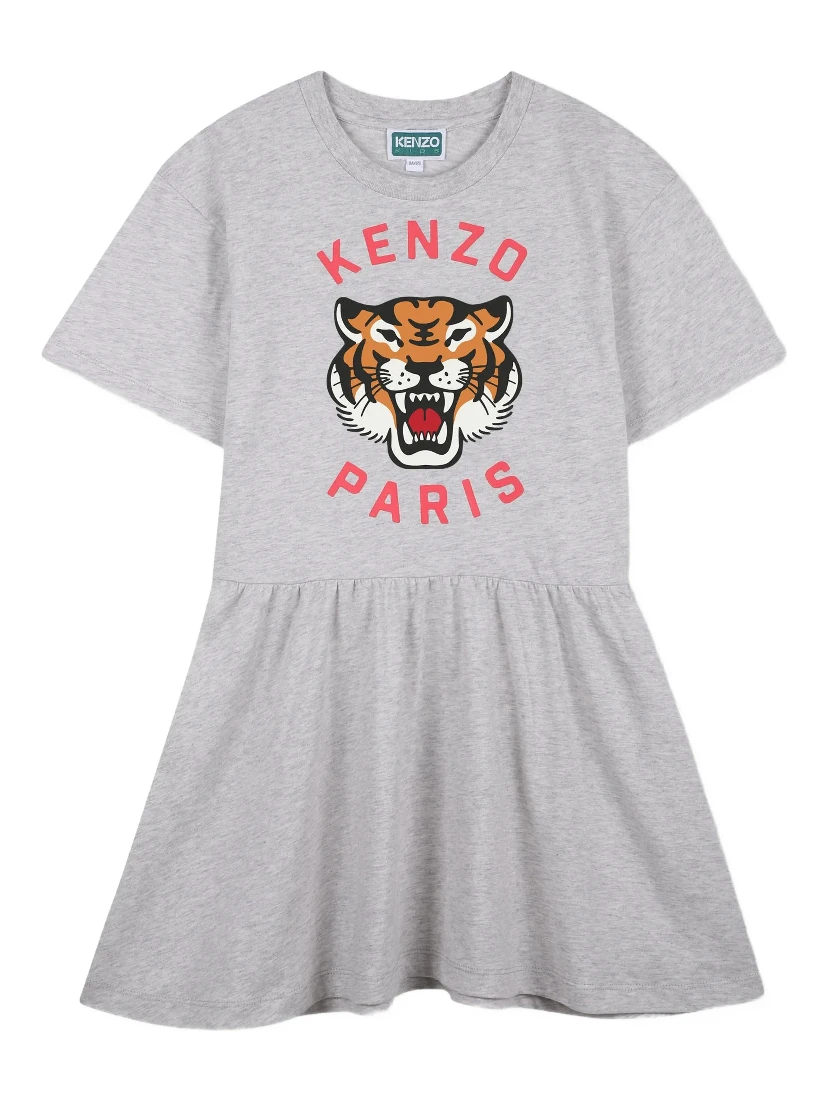 Kenzo Kids Dresses Grey