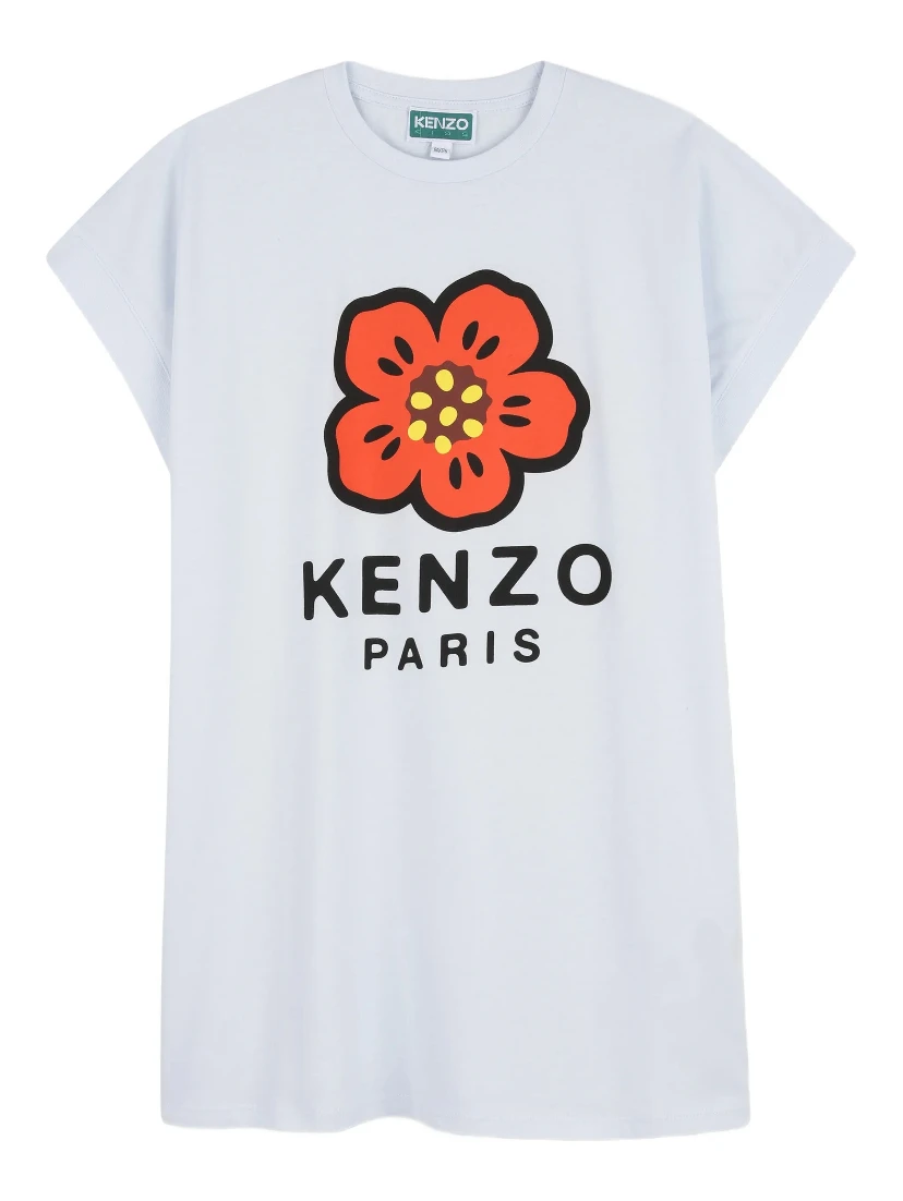 Kenzo Kids Dresses Clear Blue