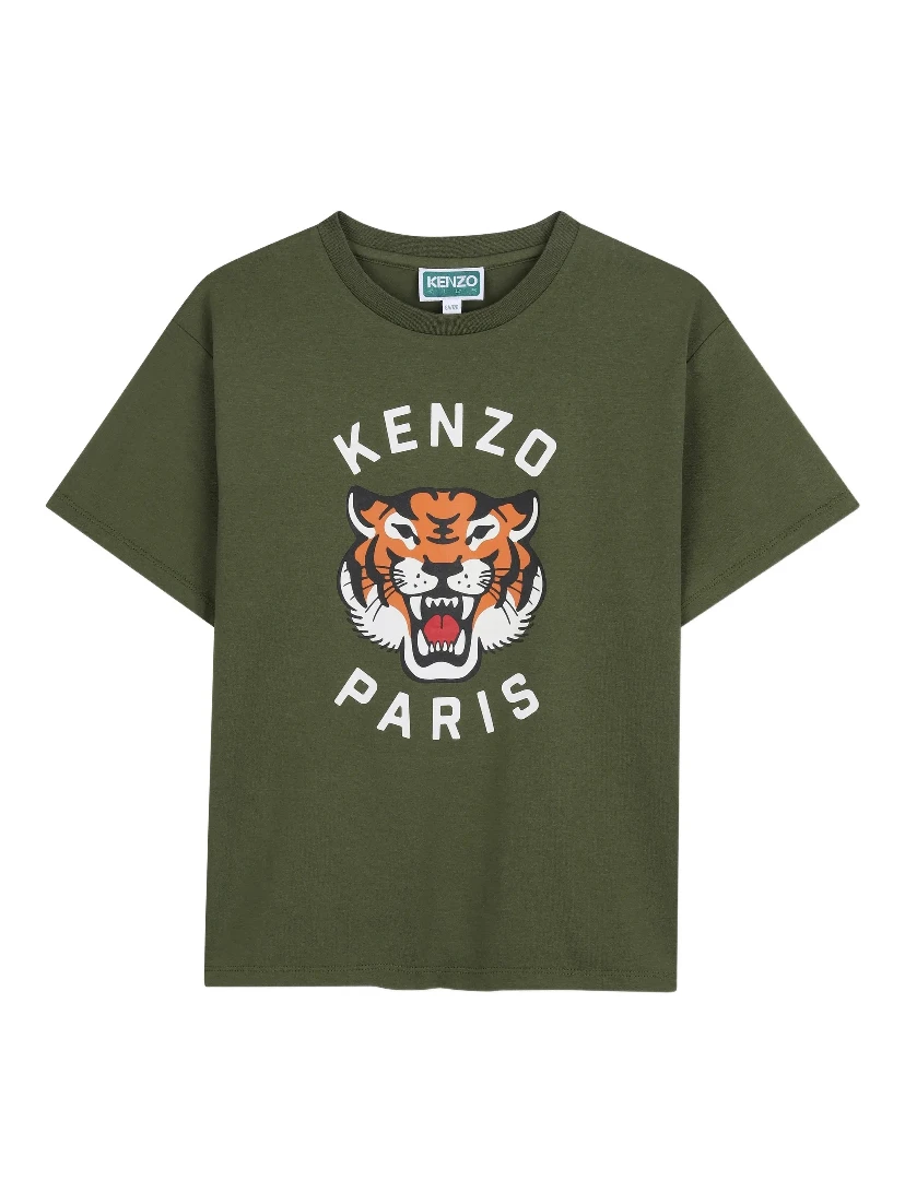 Kenzo Kids T-shirts and Polos Green