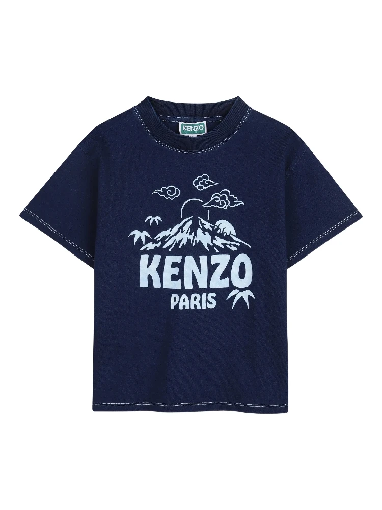 Kenzo Kids T-shirts and Polos Blue