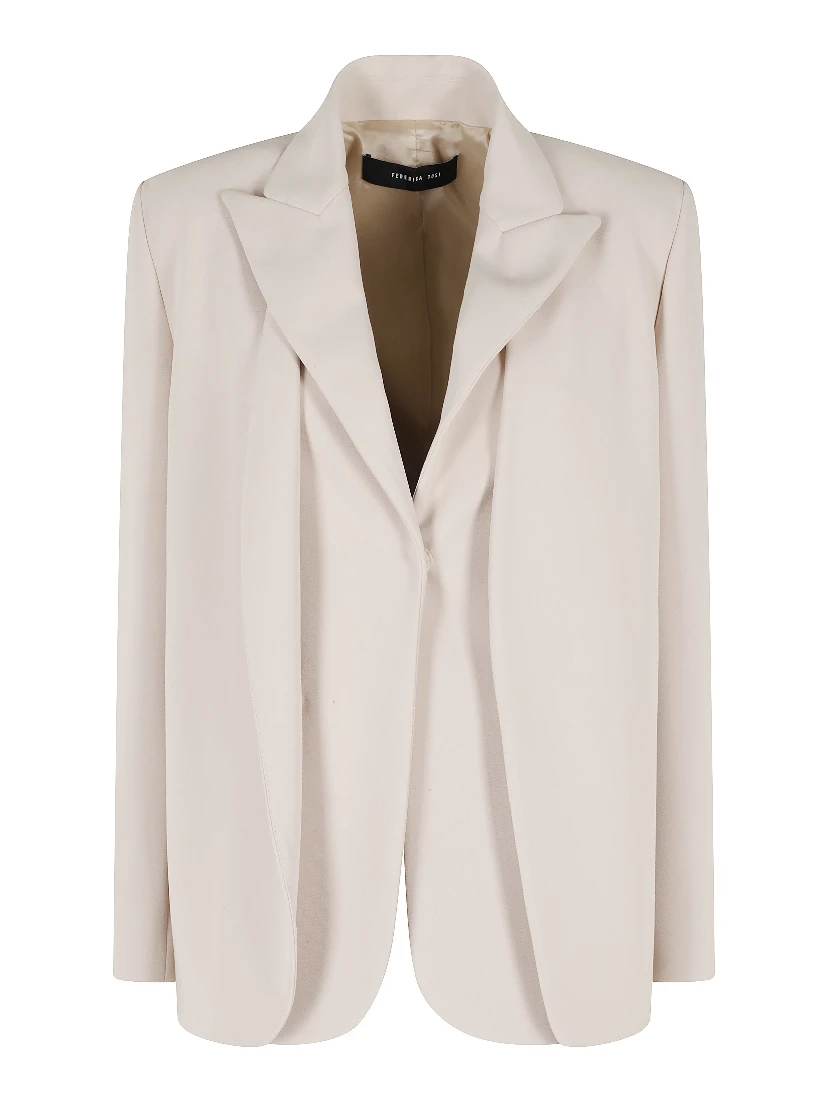 GIACCA CON GILET IN CADY - 2 PEZZI