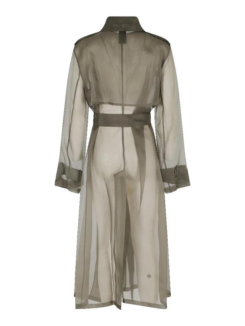 معطف ترنش من حرير الأورجانزا