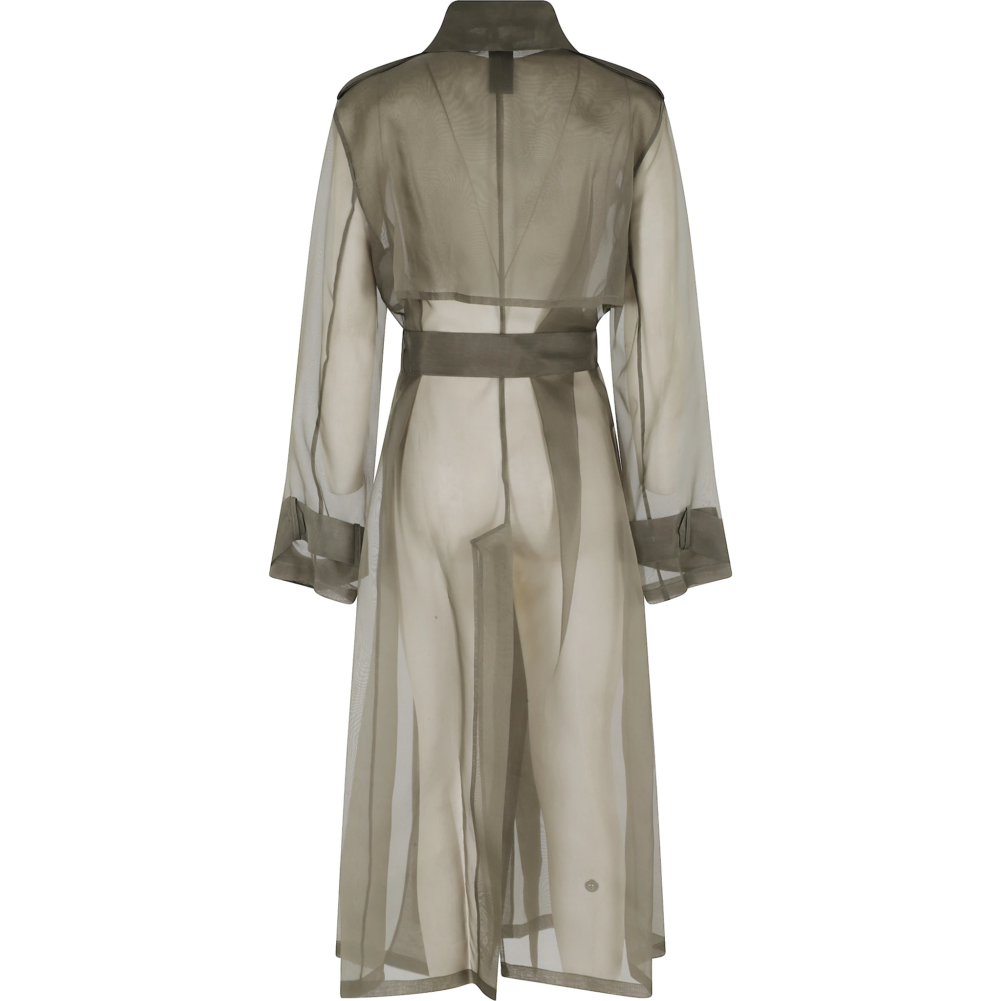 معطف ترنش من حرير الأورجانزا