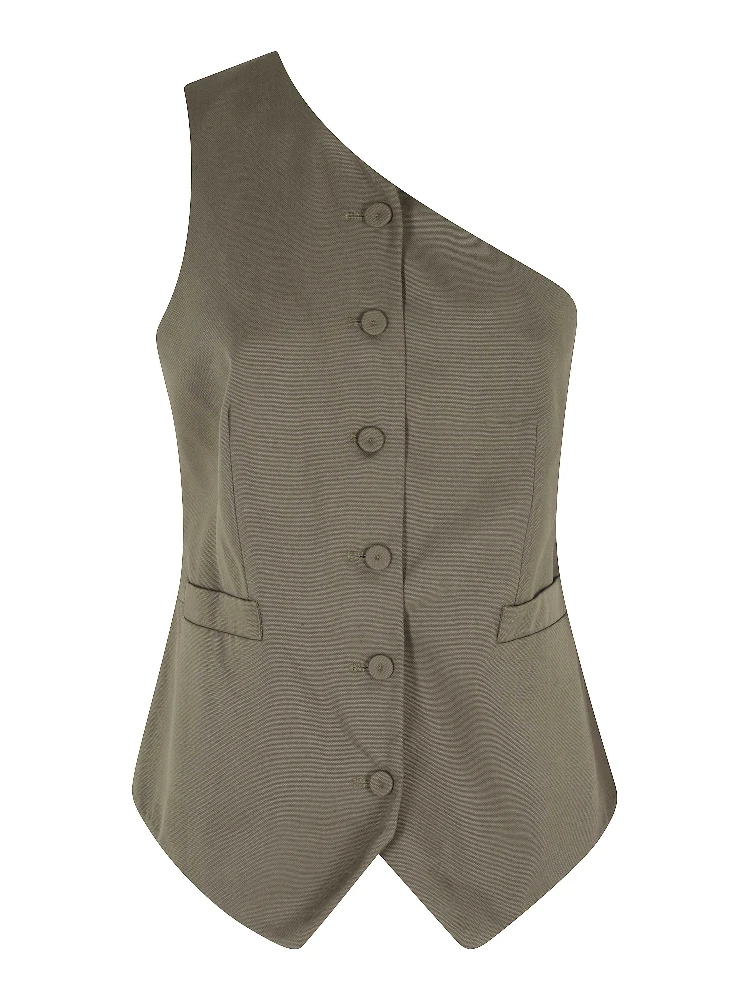 GILET MONOSPALLA IN CANVAS