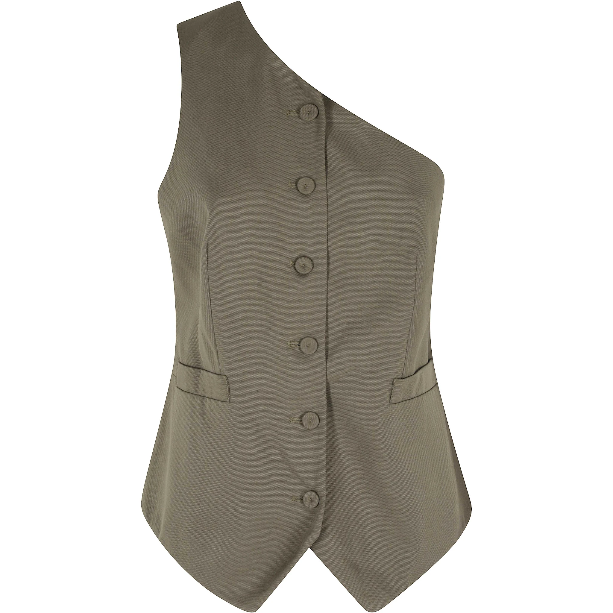 GILET MONOSPALLA IN CANVAS