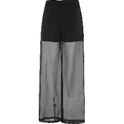PANTALONE 5 TASCHE IN ORGANZA DI SETA