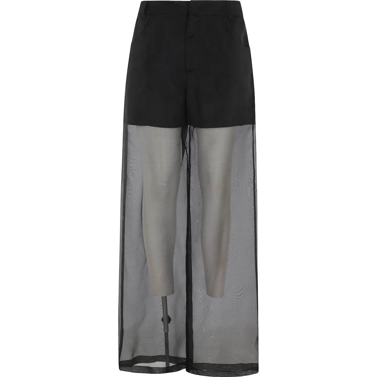 PANTALONE 5 TASCHE IN ORGANZA DI SETA