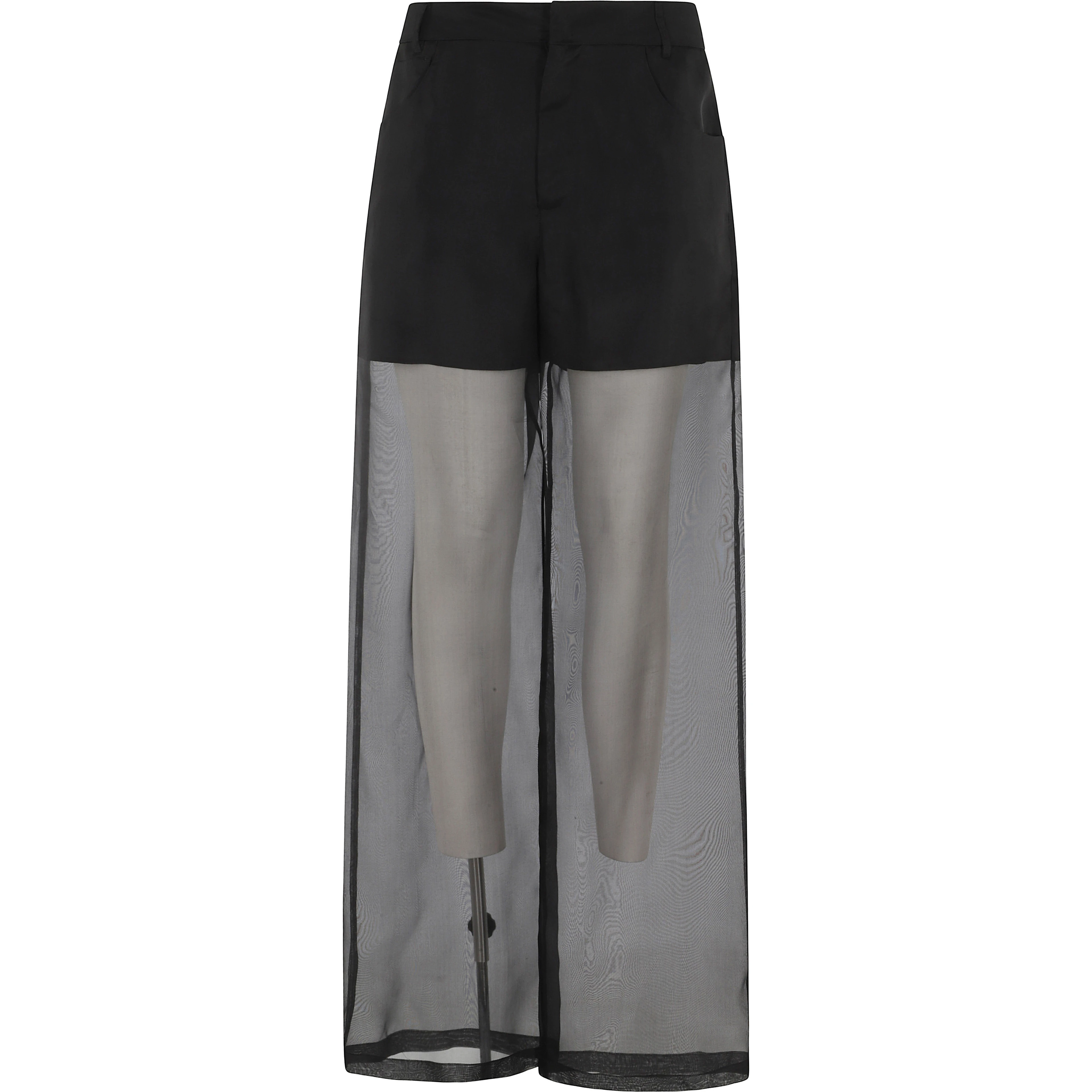 PANTALONE 5 TASCHE IN ORGANZA DI SETA