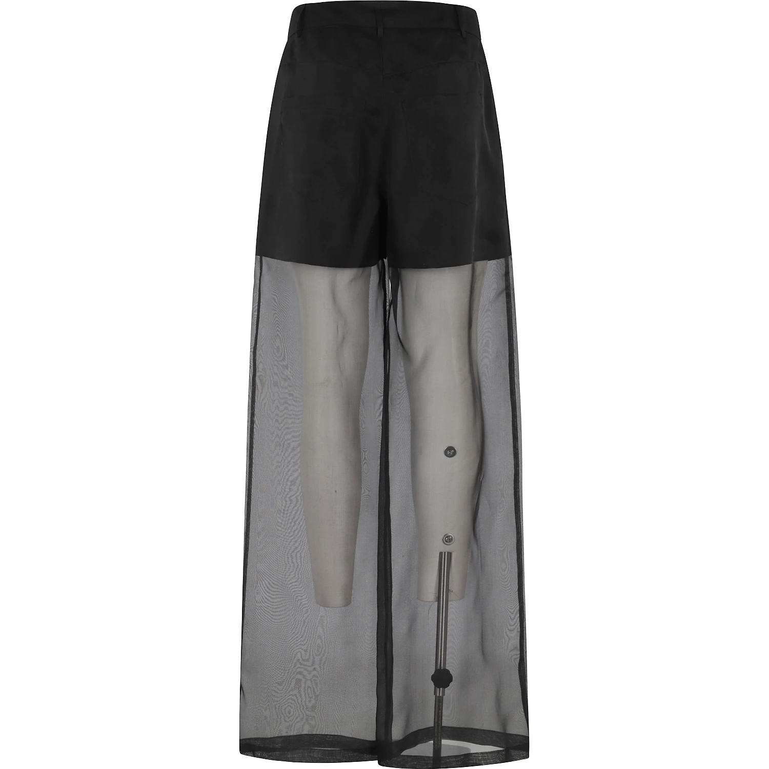PANTALONE 5 TASCHE IN ORGANZA DI SETA