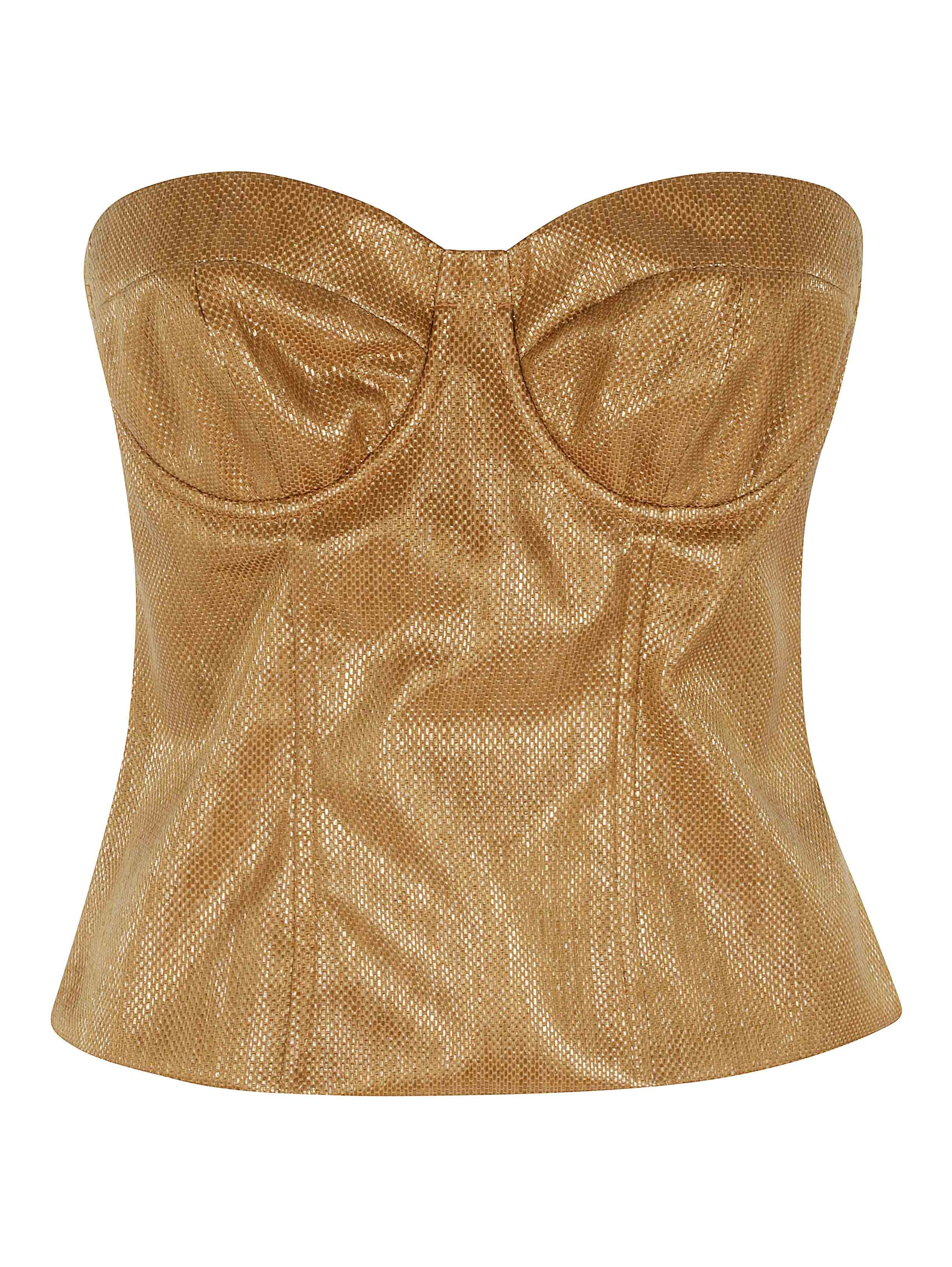 TOP BUSTIER RAFIA