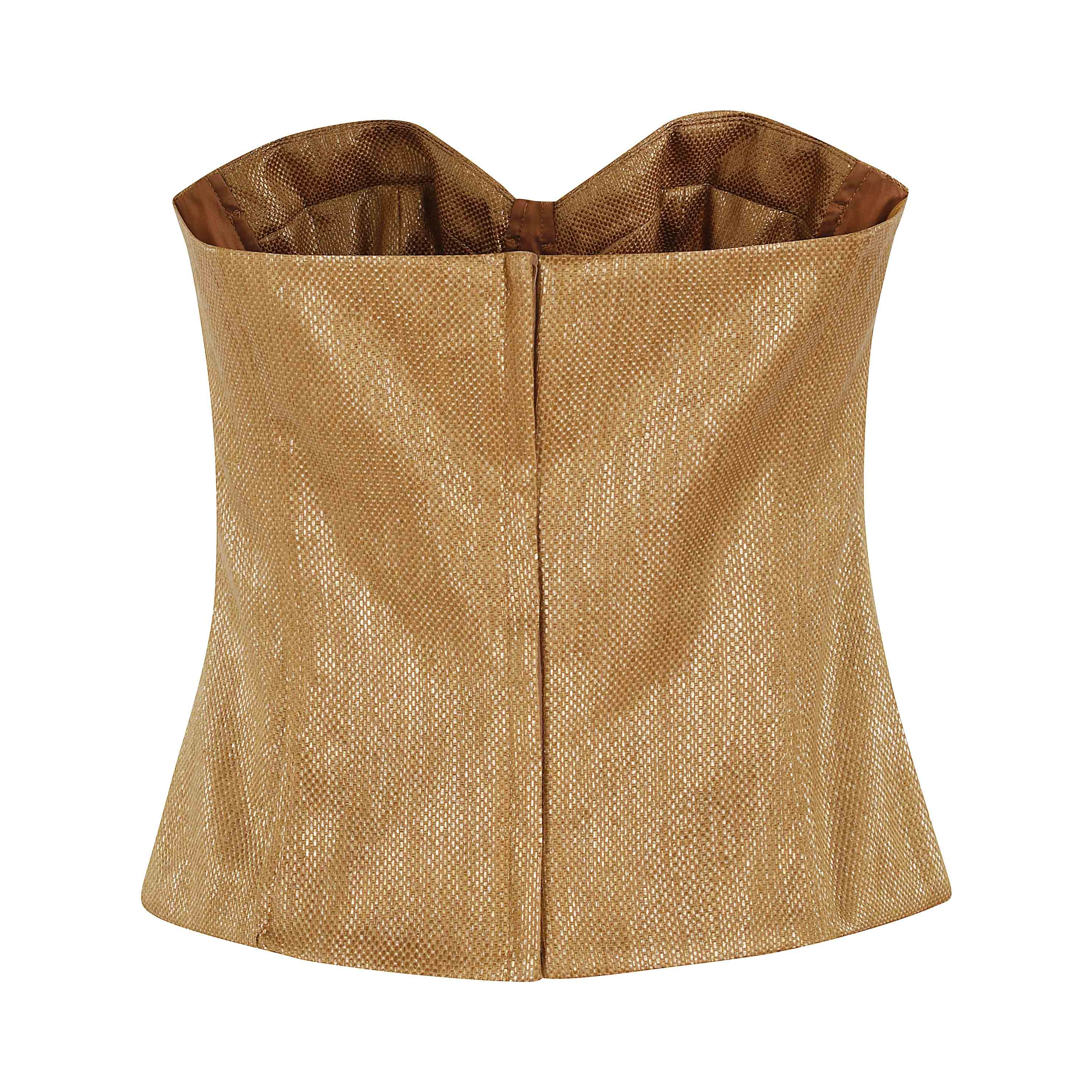 TOP BUSTIER RAFIA