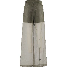 PANTALONE 5 TASCHE IN ORGANZA DI SETA