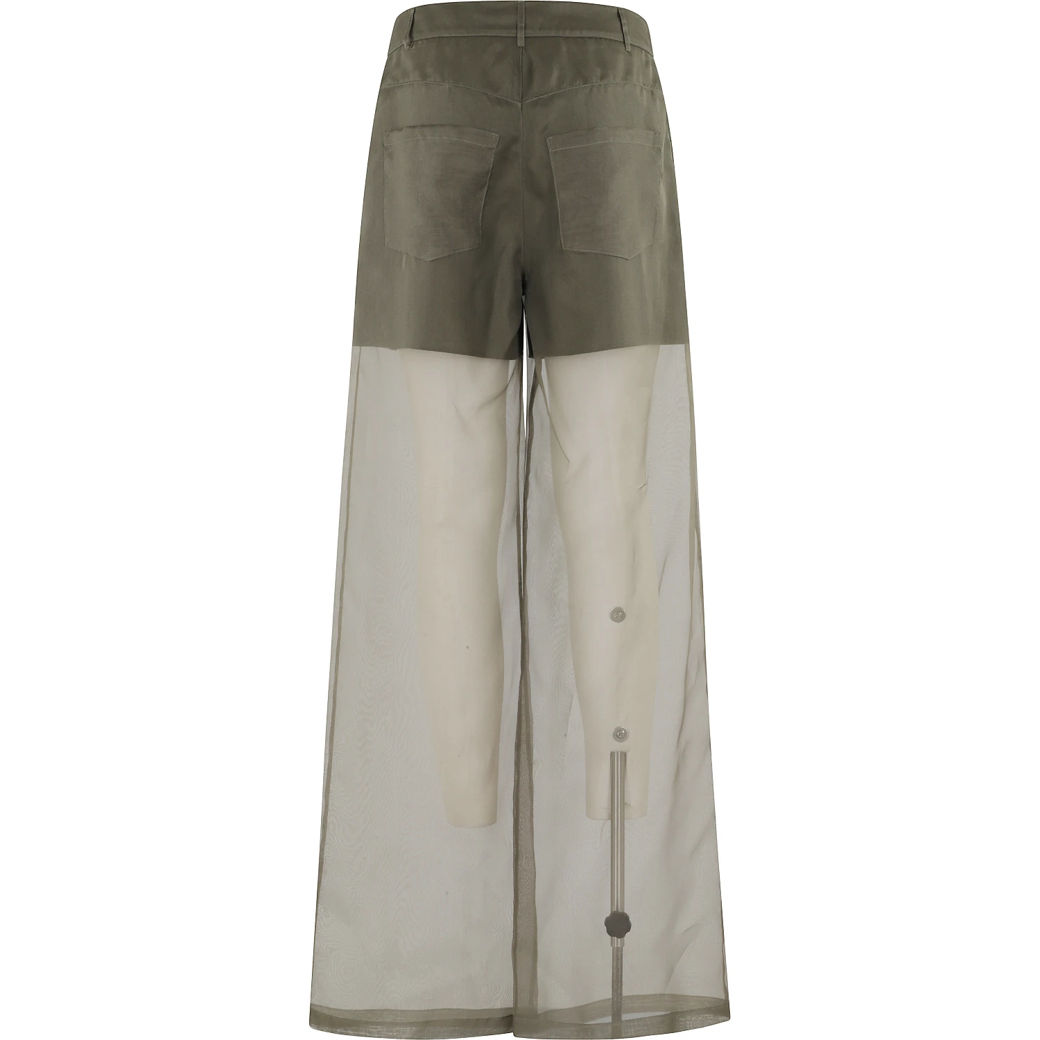 PANTALONE 5 TASCHE IN ORGANZA DI SETA