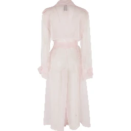 معطف ترنش من حرير الأورجانزا