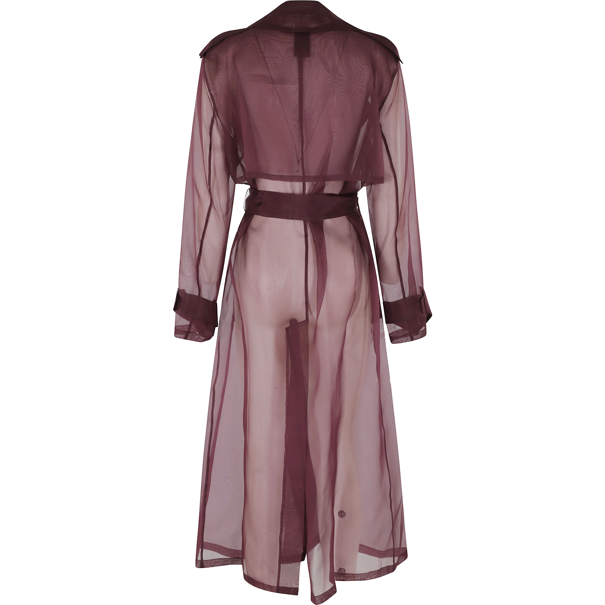 معطف ترنش من حرير الأورجانزا