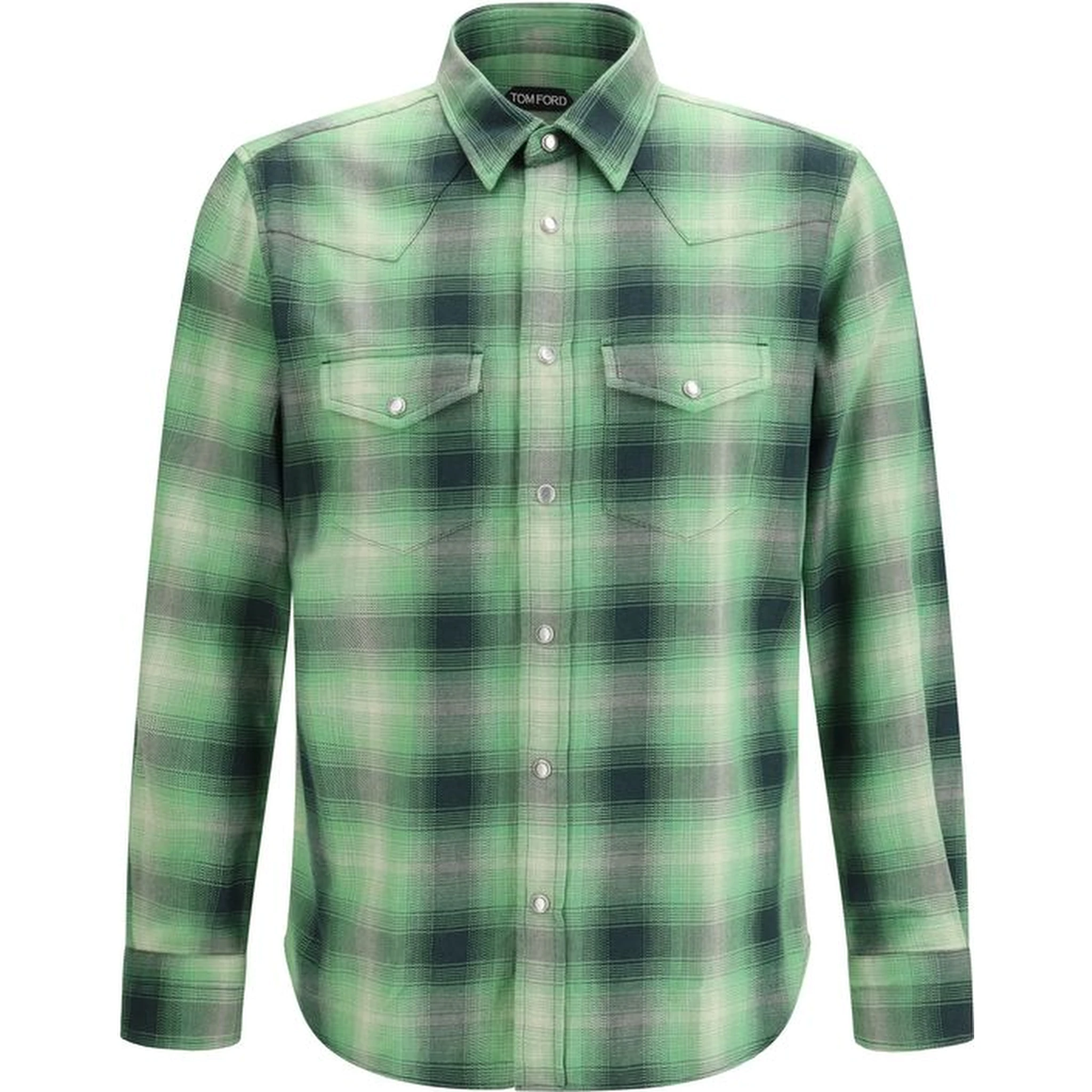 Bicolor Cotton Pattern Shirt