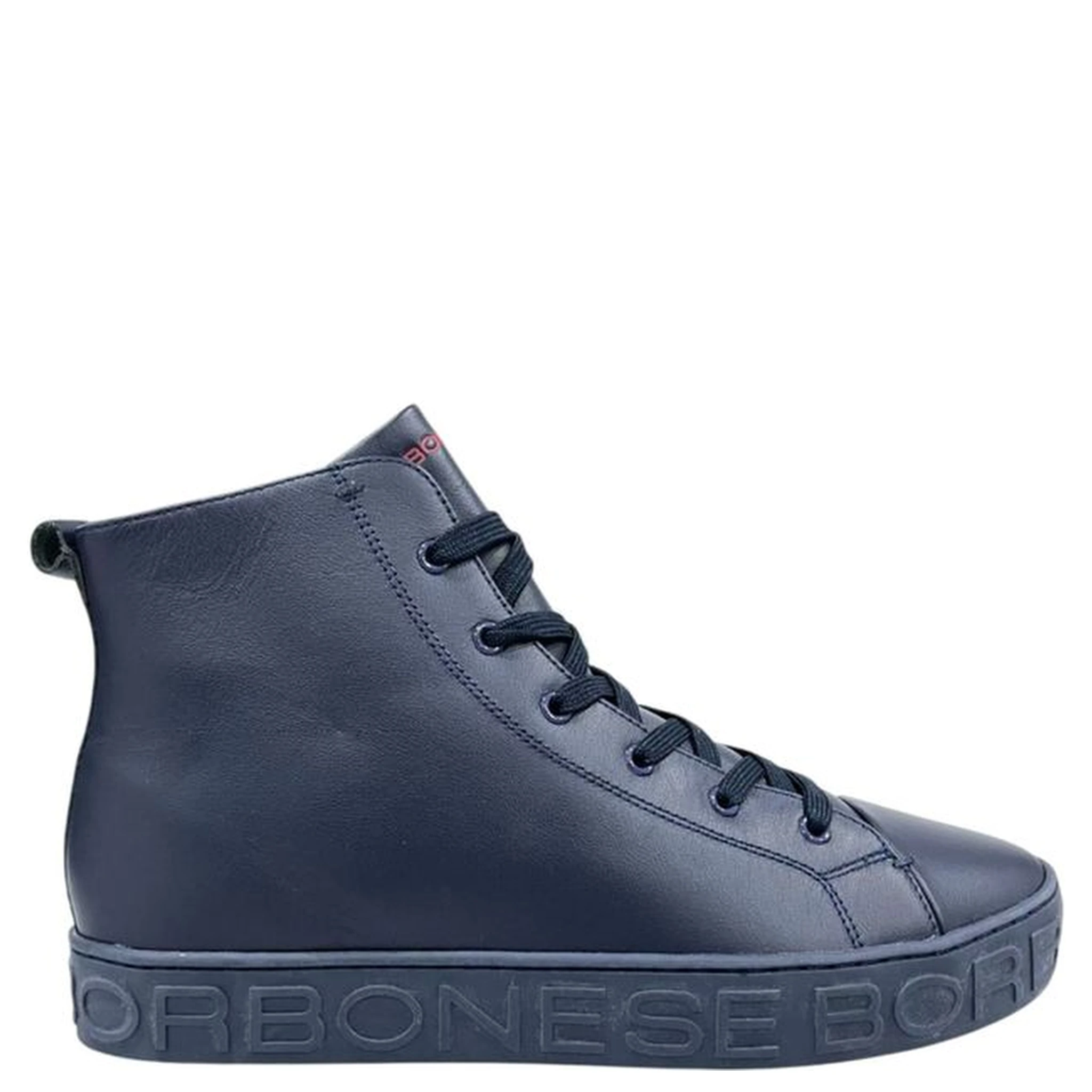 Blue Genuine Leather Men Sneaker