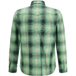 Bicolor Cotton Pattern Shirt