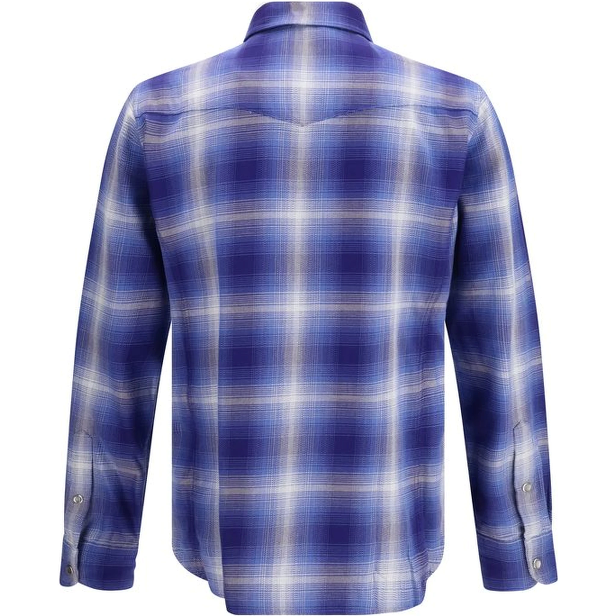 Blue Cotton Pattern Shirt