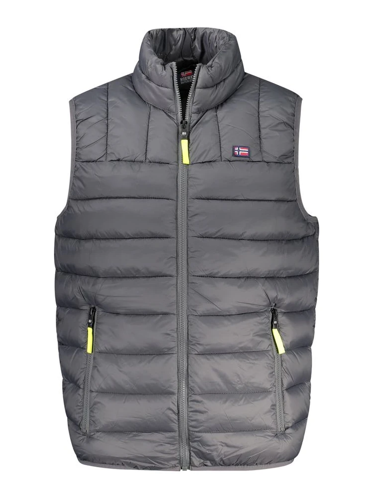 Grigio Poliammide Men's Vest