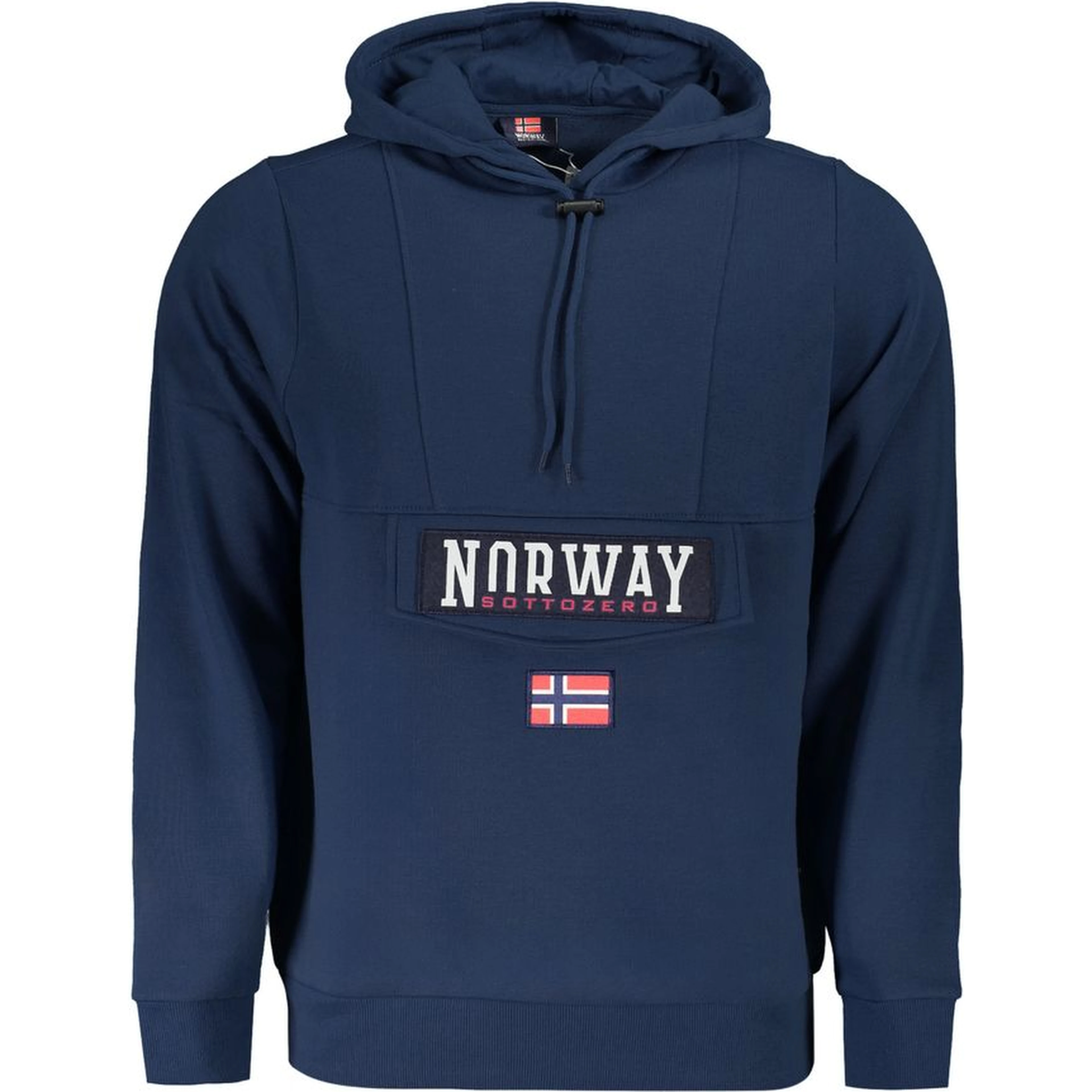 Blue Cotton Men Sweatshirt