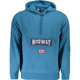 Blu Cotton Men Sweatshirt