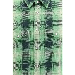 Bicolor Cotton Pattern Shirt