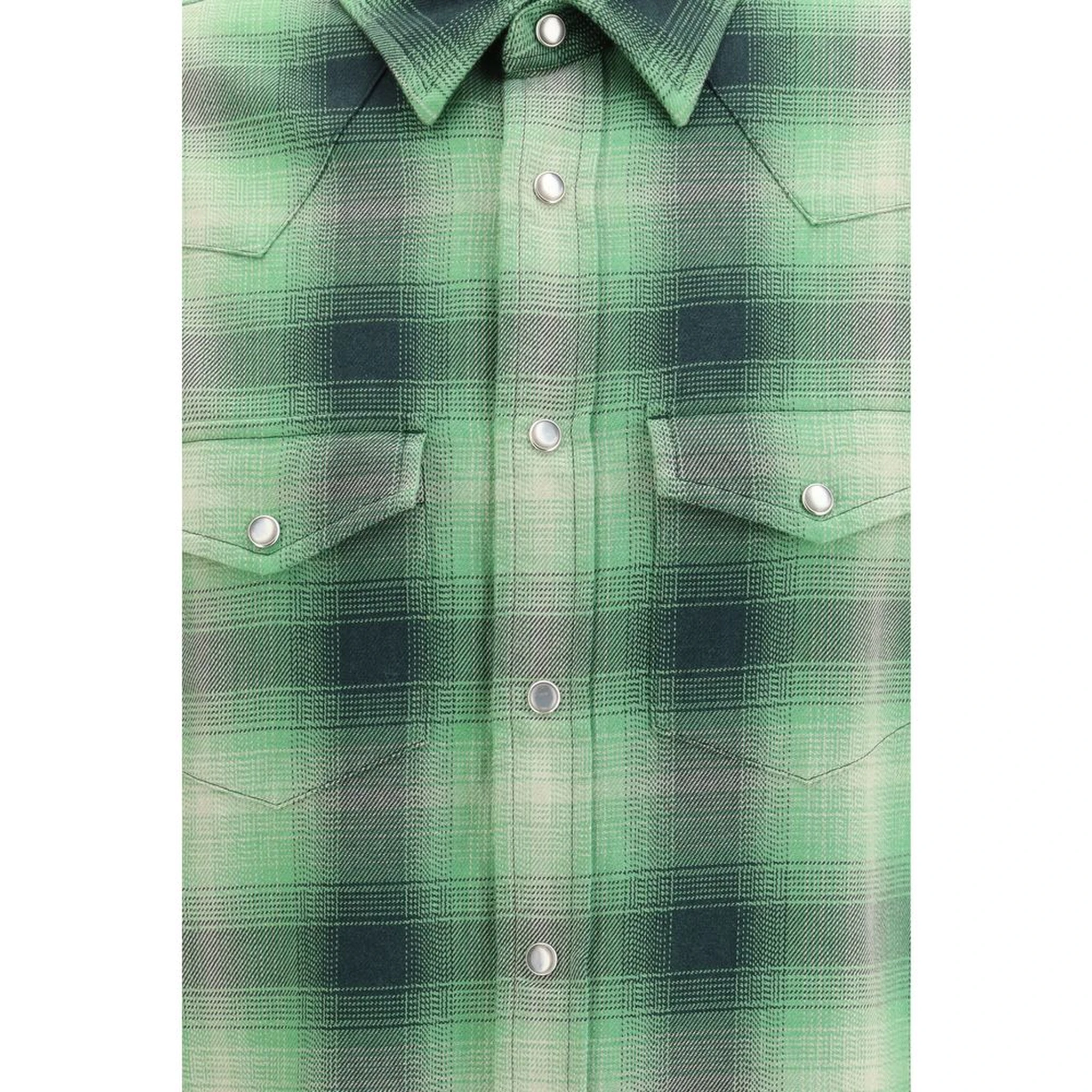 Bicolor Cotton Pattern Shirt