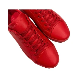 Red Leather Men Sneaker