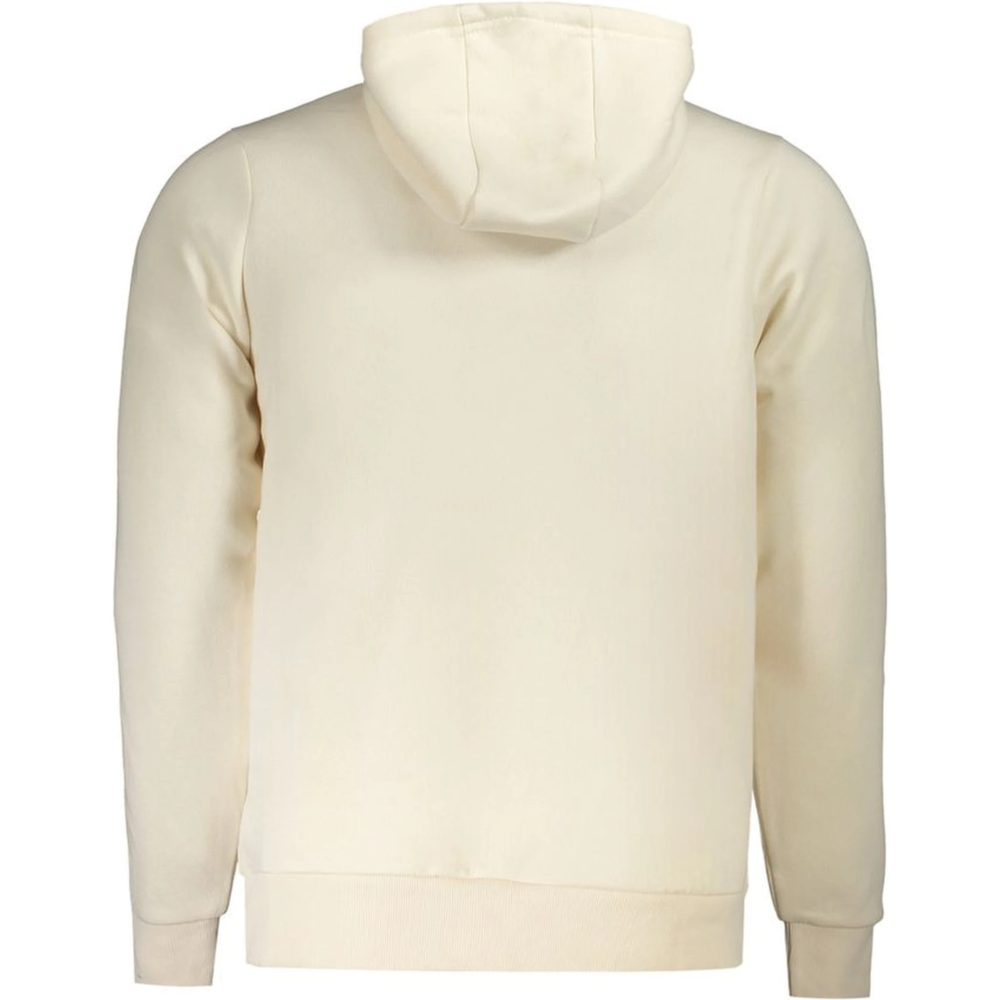 Beige Cotton Men's Sweatshirt Hoodie