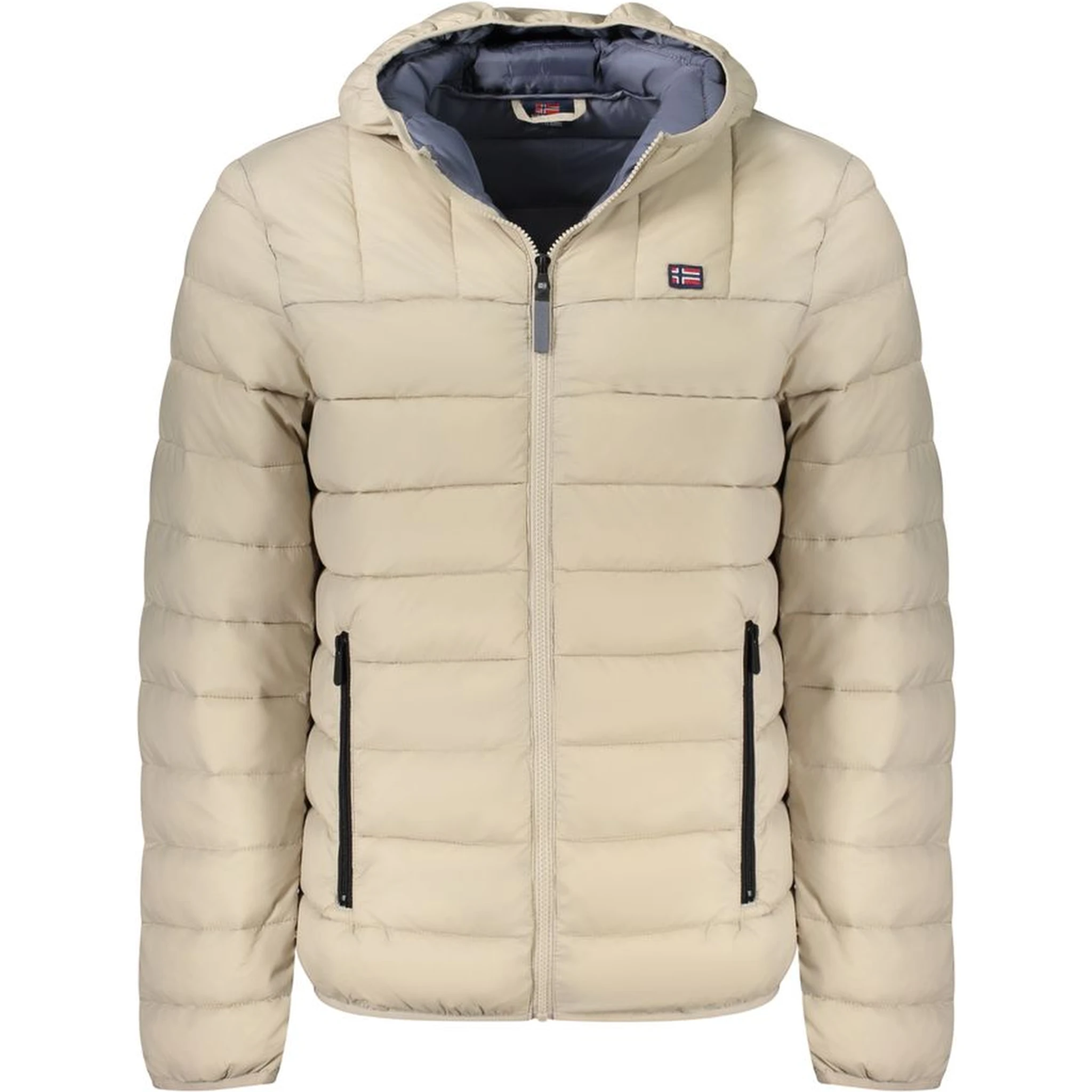 Beige Polyamide Men Jacket