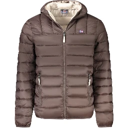 Marrone Poliammide Men's Jacket